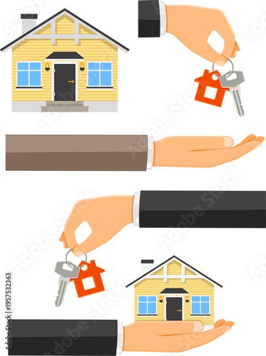 purchase and rental real estate banners