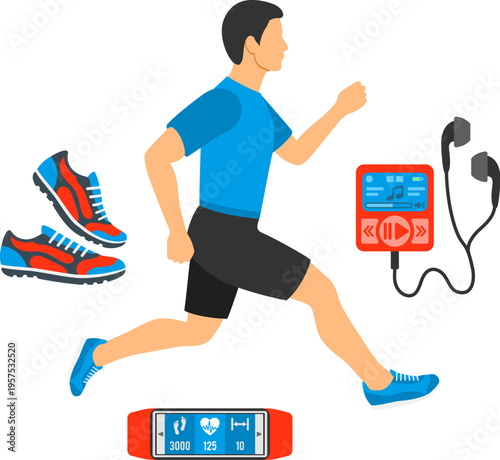 Running and Jogging Concept