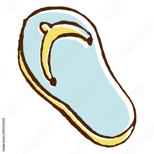 Camping sandals icon