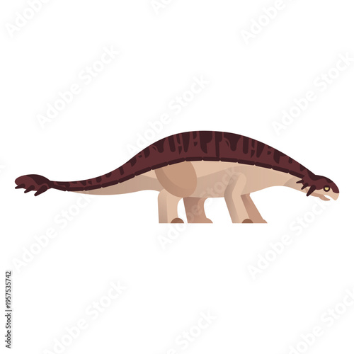 Extinct dinosaur vector