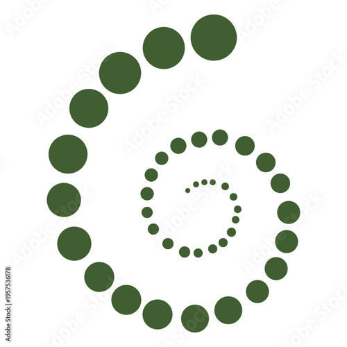 Spiral molecules icon