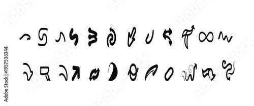 Minimalist line art icon of a sailboat cruising on gentle ocean waves under a bright sun, symbolizing tranquil voyages and serene summer adventures across the ocean