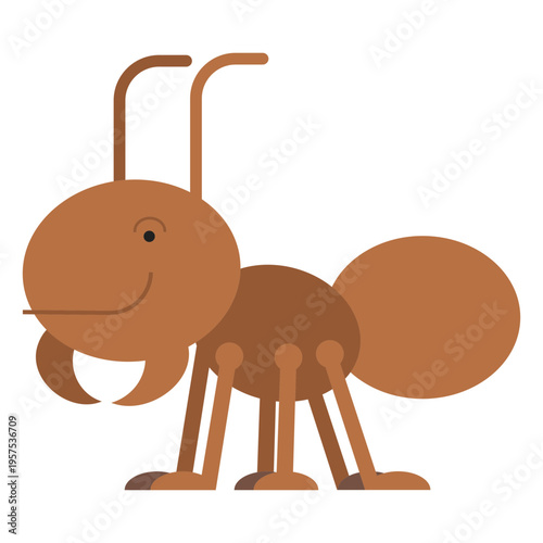 Leaf cutter ant illustration