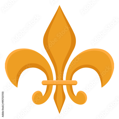 Floral pattern brooch icon