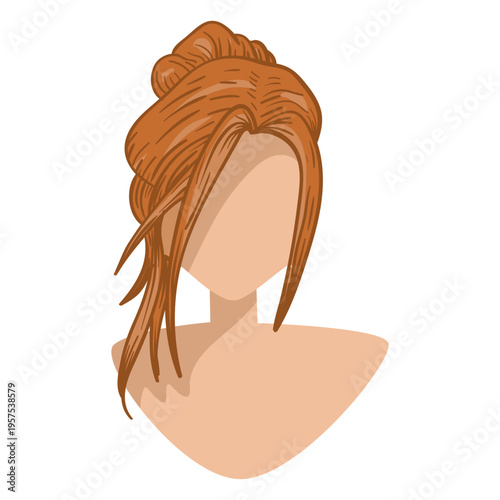 Light brown hair icon