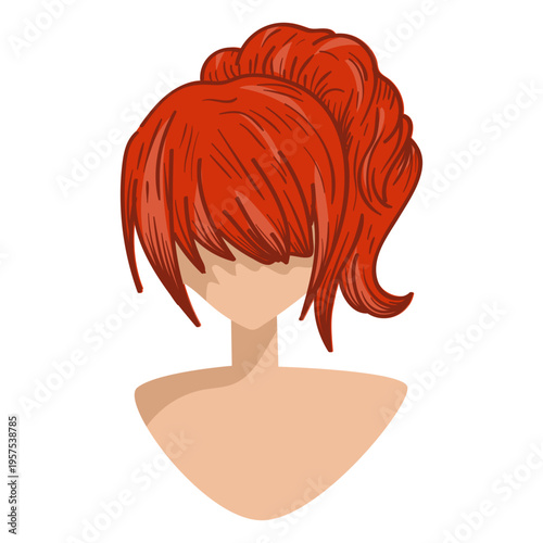 Red hair icon