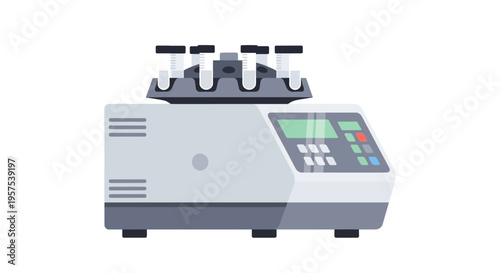 Laboratory Equipment Machine with Control Panel.
