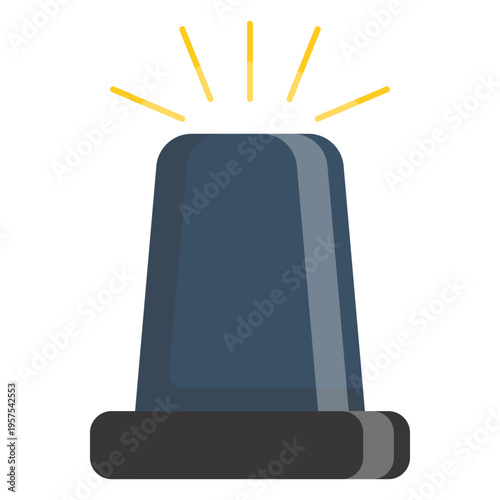 Flasher police illustration