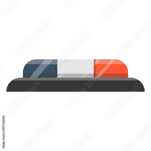 Flasher siren illustration