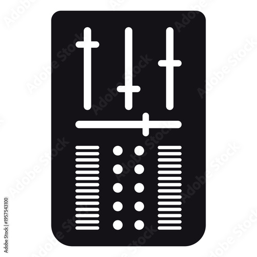 Volume control silhouette