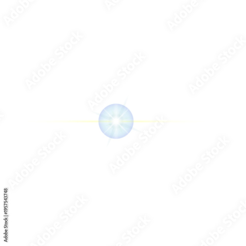 Lens patch of light speck of light beam ray spot