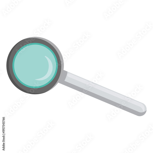 Loupe lens handle illustration