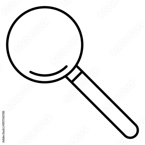 Loupe lens handle stroke