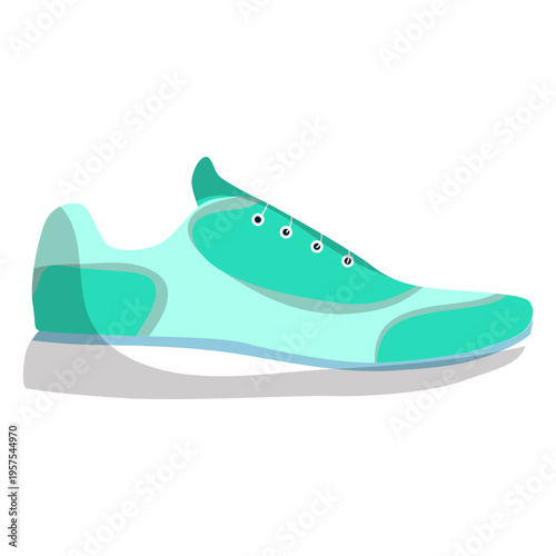 Jogging shoe lace trainers sneaker flat