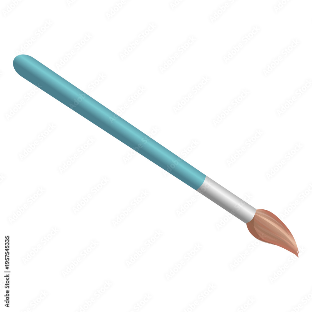 Fototapeta premium Brush tool illustration