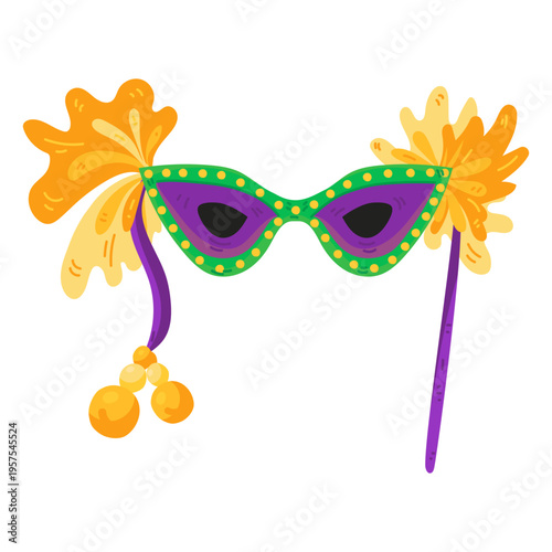 Mask accessory bead flat