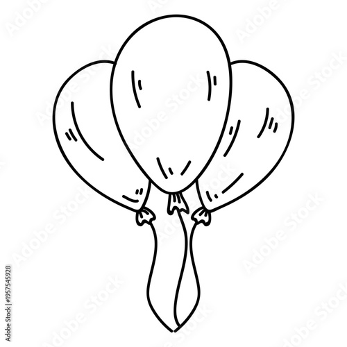 String balloon three stroke