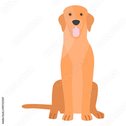 Puppy dog tail ear flat