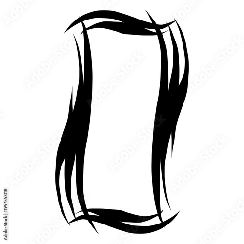 Rectangle pattern mirror abstraction silhouette