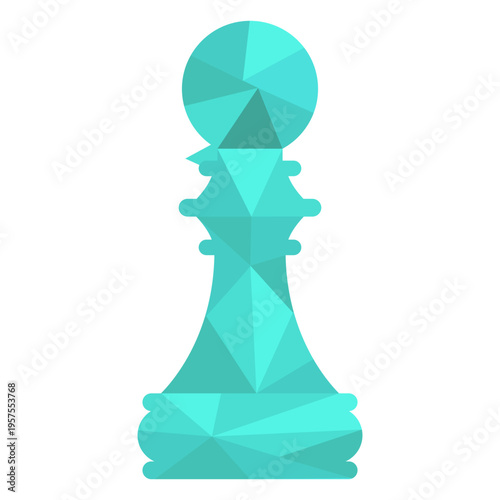 Pawn chess low poly