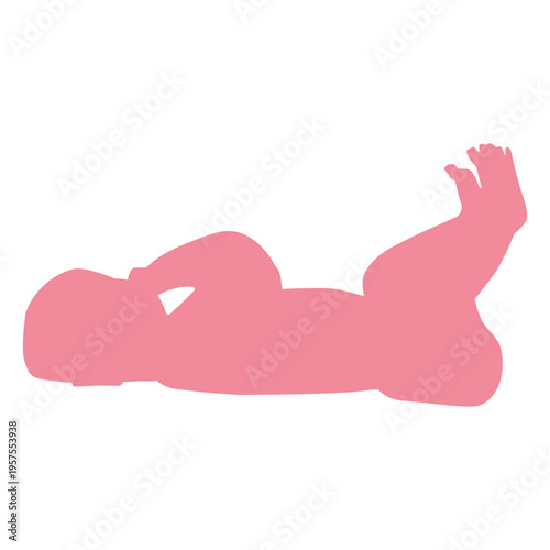 Baby toddler child kid silhouette