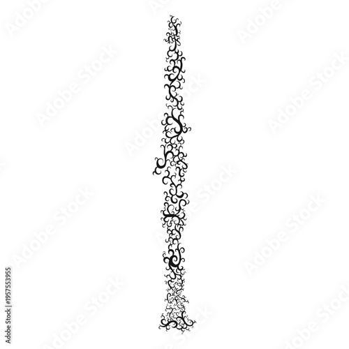 Bassoon musical instrument swirl