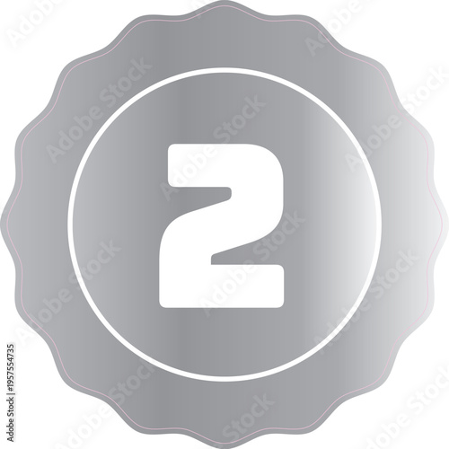 MEDALHA, VICE, PRATA