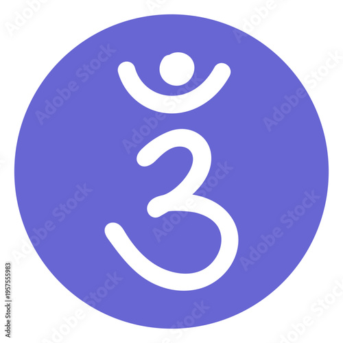 Third eye chakra icon