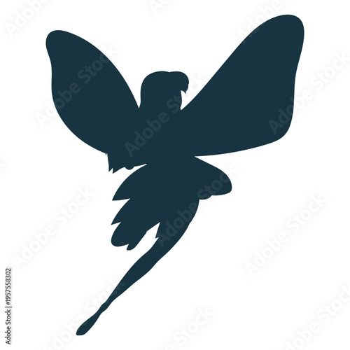 Fairy wing silhouette