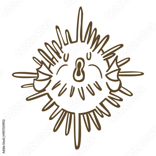 Puffer fish stylish character