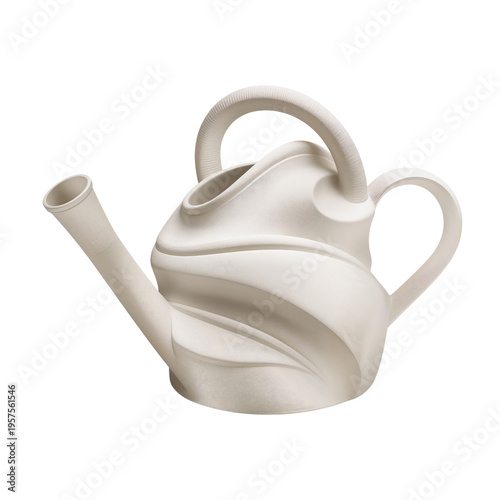 Unique Watering Can Design Placed on a Flat Surface in a Well-Lit Area