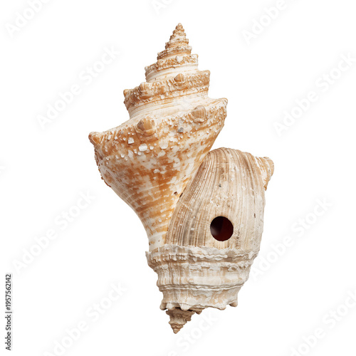 Shell Resting on a Flat Surface in a Well-Lit Space During the Day