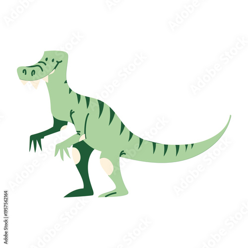 T rex dinosaur cartoon standing