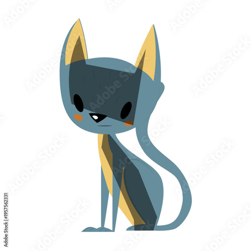 Cute cat illustration