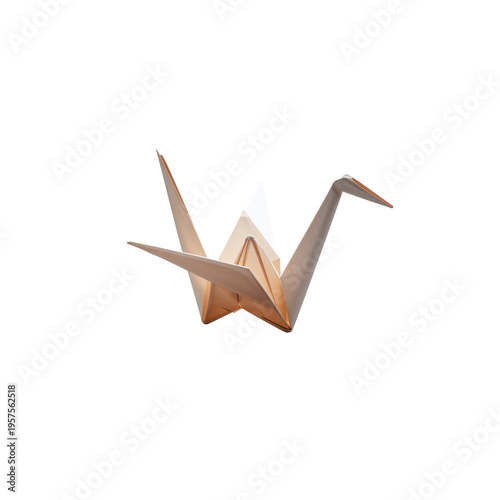 Origami Crane Made From Simple Paper in a Still Setting