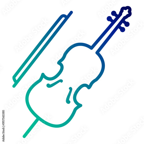 Cello gradient stroke