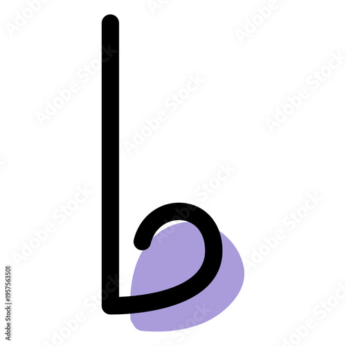 Music flat symbol icon