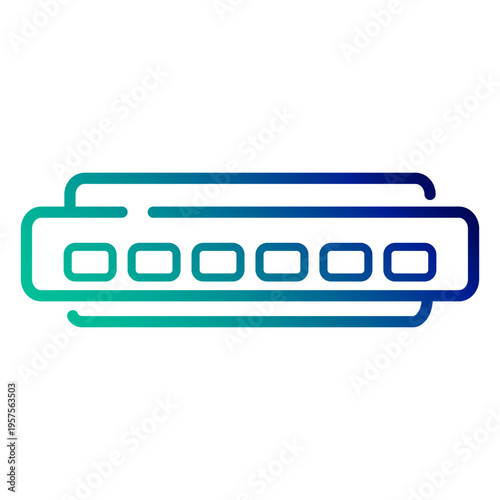 Harmonica gradient stroke