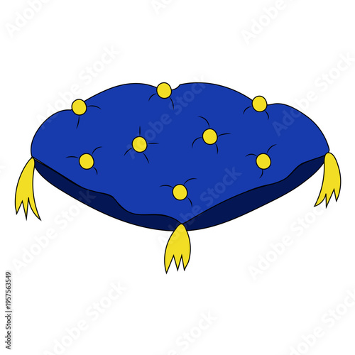 Pet's pillow illustration