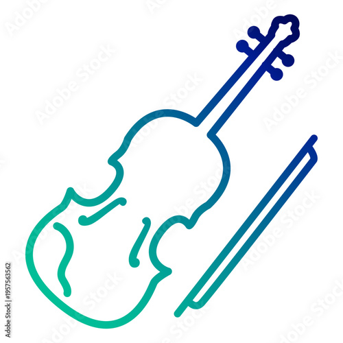 Violin gradient stroke
