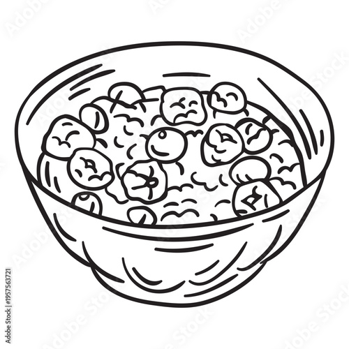 Bowl dish food oatmeal stroke