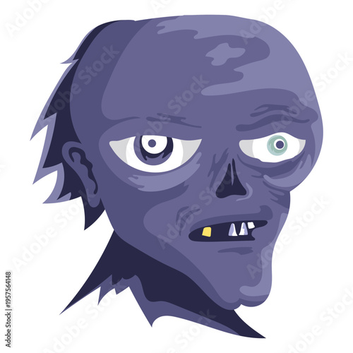 Creature bald man icon