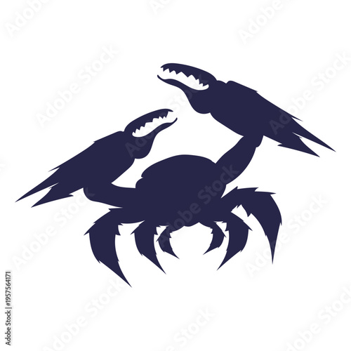 Creature crab silhouette