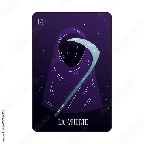Grim reaper loteria card