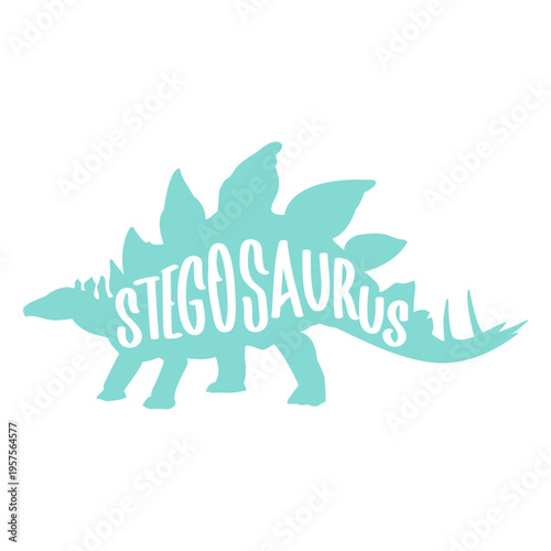 Stegosaurus silhouette side