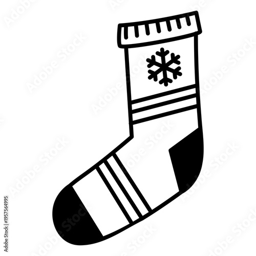 Winter sock stroke