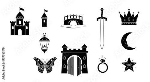 Simple clear concept image with minimal elements and descriptive tags