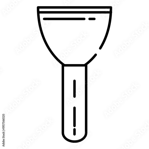 Construction spatula stroke