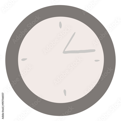 Analog clock flat