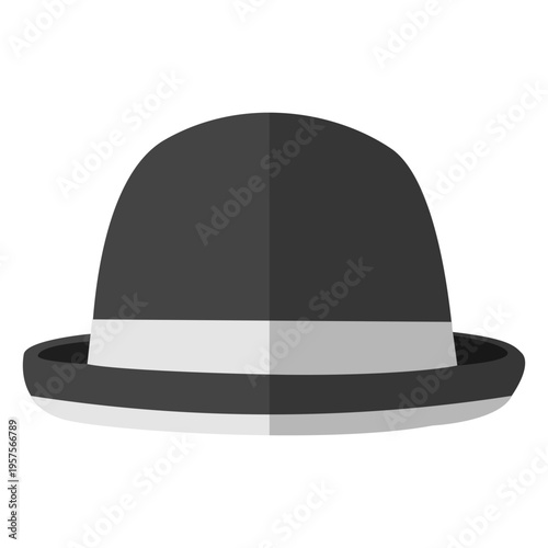 Bowler hat illustration